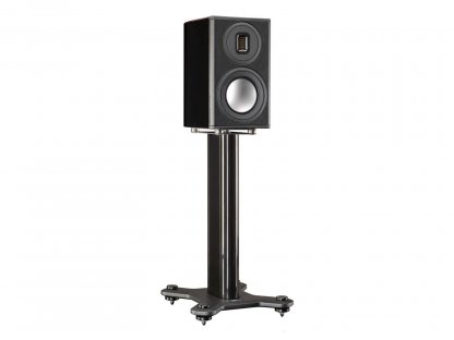 Enceintes Monitor Audio PLATINUM 100 II PL100 bibliotheque tweeter woofer haut de gamme event bass reflex arriere ebene vernis noir laque