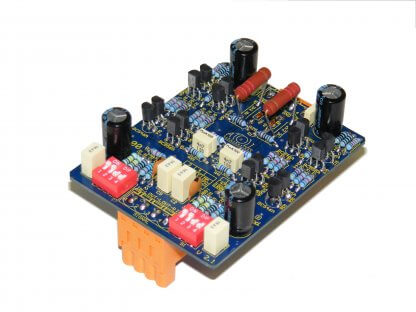 Carte Préampli Phono Atoll P100 option pour amplificateur preamplificateur configurable paramétrable gain capacité résistance impédance cellule MM MC