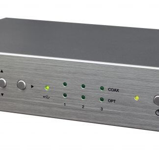 dac Convertisseur Atoll DAC100 Signature digital analogique atoll dac200 24bits 192kHz dsd64 dsd128 aluminium noir sortie spdif coaxial