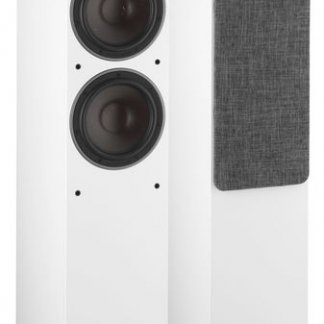 Enceintes DALI OBERON 7 paire enceinte colonne deux voie woofer 18 cm tweeter dome tissus bass reflex blanc white