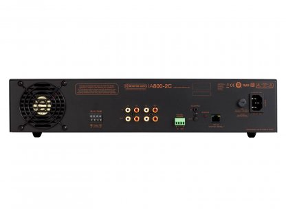 Ampli MONITOR AUDIO IA800-2C amplificateur deux canaux bridgeable 2000 watts montage en rack 19" rackable 2U integration forte puissance