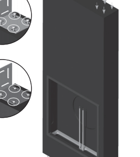 Back-Box MONITOR AUDIO IWB10 caisson integrer encastrer mur plafond pour subwoofer iws10