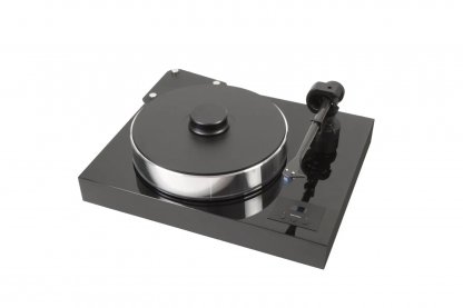 Platine Vinyle PROJECT XTENSION10 Evolution tourne disque entrainement courroie haut de gamme ultra lourd finition bois vernis noir blanc sortie symetrique