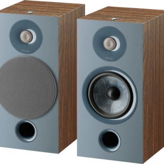 Enceintes CHORA 806 compacte bibliotheque baffle pied en option light dark walnut black stereo home cinema theatre tweeter alul woofer carbone