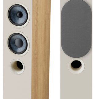 Enceintes FOCAL CHORA 816 colonne compacte deux voies et demi bass reflex stereo home cinema theatre noir light dark walnut