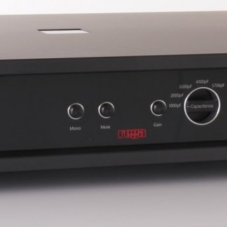 Préampli Phono REGA AURA étage preamplificateur cellule tourne-disque MC bobine mobile impedance resistance capavitance reglable parametrable