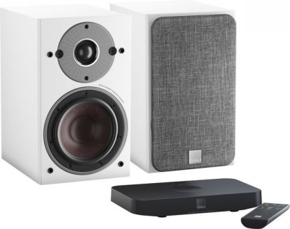 DALI OBERON 1C + SOUND HUB COMPACT enceinte bibliotheque sans fil wireless entrée digitale analogique bluetooth hdmi arc optique telecommande