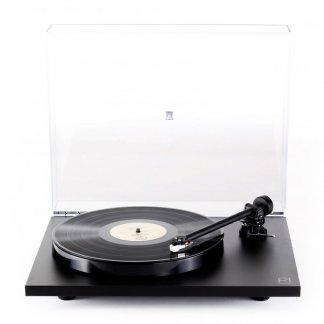 Platine Vinyle REGA PLANAR 1 tourne disque bras alu rb110 plug and play noir blanc mat satin cellule carbon cover plexi courroie 33T 45trs