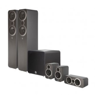 KIT 5.1 Q ACOUSTICS 3050iplus pack enceinte home cinema home theatre 3050i 3010i subwoofer 12 pouces qb12 centrale 3090Ci noir satin graphite blanc walnut