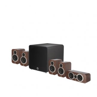 KIT 5.1 Q ACOUSTICS 3010iplus pack enceinte home cinema home theatre 3010i subwoofer 12 pouces qb12 voie centrale 3090Ci noir satin graphite blanc walnut