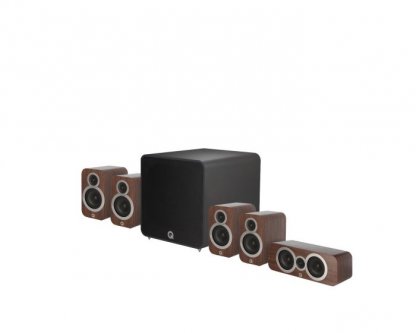 KIT 5.1 Q ACOUSTICS 3010iplus pack enceinte home cinema home theatre 3010i subwoofer 12 pouces qb12 voie centrale 3090Ci noir satin graphite blanc walnut