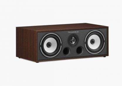 Enceinte centrale TRIANGLE BOREA BRC1 voie centre home-cinema home theatre hp cellulose tweeter dome soie blanc satin noir dark walnut light oak bass reflex