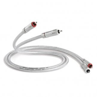 QED SIGNATURE AUDIO 40 cable interconnexion stéréo haut de gamme câble de modulation 0,6m 1m 3m gaine tissus isolant teflon