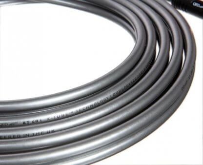 CABLE HP QED XT40i cablage pour enceinte au metre baffle haut-parleur hp isolant teflon cuivre pur isolant teflon couleur gris conducteur 4mm2