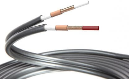 CABLE HP QED XT40i cablage pour enceinte au metre baffle haut-parleur hp isolant teflon cuivre pur isolant teflon couleur gris conducteur 4mm2