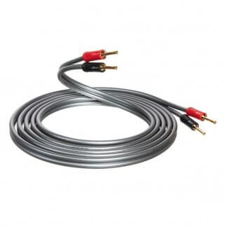 CABLE HP QED XT40i cablage pour enceinte baffle haut-parleur hp isolant teflon cuivre pur isolant teflon couleur gris conducteur 4mm2 fiche banane airloc