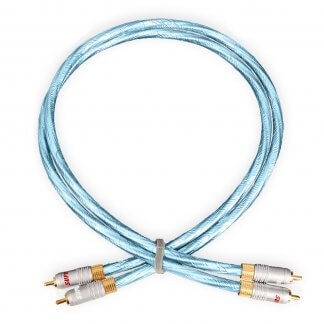 SUPRA SWORD ISL RCA cable de modulation connexion interconnection analogique cuivre etame argent fiche cinch à serrage verrouillable blindage alu