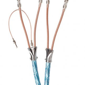 SUPRA SWORD EXCALIBUR COMBICON cables pour enceintes terminaisons rhodium serties fiches bananes bfa et fourches fork spades