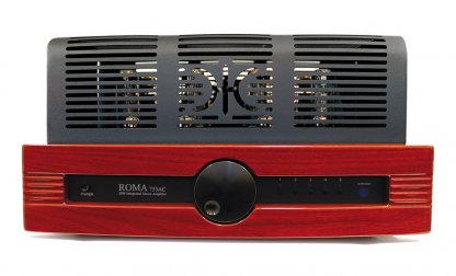 Ampli à Tubes SYNTHESIS ROMA 753AC amplificateur stereo lampes 2x50w el34 push pull face avant bois alu entrées analogiques