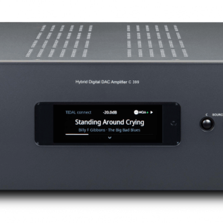 Ampli NAD C399 stereo digital bluetooth aptx hd dac ess sabre 9028 entrée phono option bluos dirac hdmi carte mdc speaker A+B