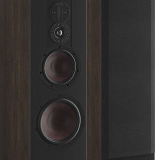 Enceintes DALI OPTICON 8 mk2 enceinte colonne trois voies tweeter ruban deux woofers 20cm pulpe de bois event bass reflex resonateur hifi stereo home cinema