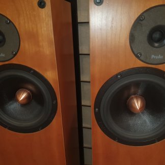 Enceintes PROAC D15 paire stereo d'occasion en seconde main serie response twweter dome finition cherry