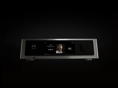 Préampli streamer NAD M66 Bluos preamplificateur streamer lecteur réseau dirac affichage sensitif entree symetrique hdmi sorties digitale aes ebu