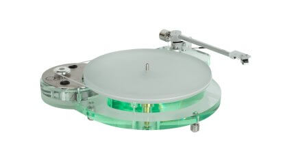 Platine ROKSAN RADIUS 7 chassis tranparent crystal acrylic speed control system 33 45 rpm aluminium alloy pulley system