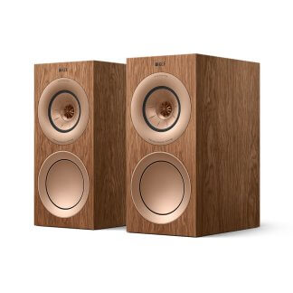 Enceintes KEF R3 META paire baffle bibliotheque trois voies puissante uni-q hifi stereo home cinema noir walnut blanc bleu indigo