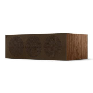 Enceinte centrale KEF R6 META enceinte dolby dts HD trois voies puissante uni-q home cinema noir walnut blanc