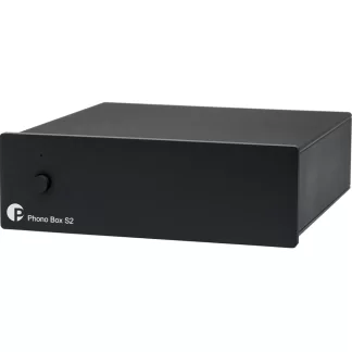 Préampli PROJECT PHONO BOX S2 preamplificateur rca tourne-disque MM MC impedance reglable black noir silver alu