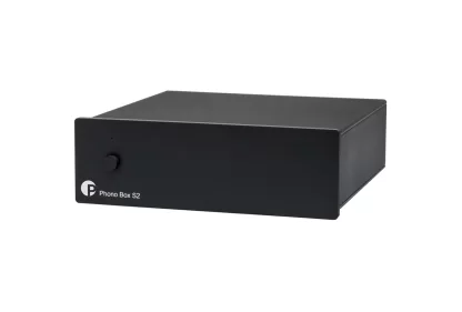 Préampli PROJECT PHONO BOX S2 preamplificateur rca tourne-disque MM MC impedance reglable black noir silver alu