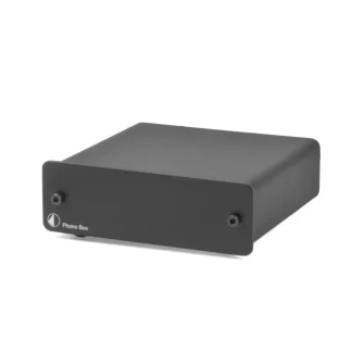 Préampli PROJECT PHONO BOX preamplificateur rca tourne-disque hifi MM MC impedance fixe black noir silver alu