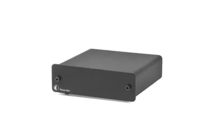 Préampli PROJECT PHONO BOX preamplificateur rca tourne-disque hifi MM MC impedance fixe black noir silver alu