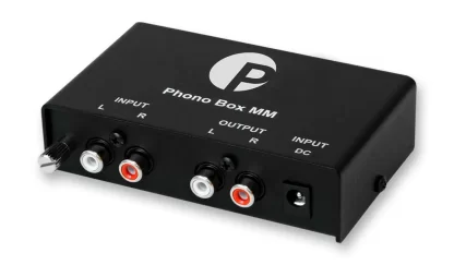 Préampli PROJECT PHONO BOX mm dc preamplificateur rca gold tourne-disque hifi impedance fixe black noir compact