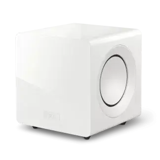 kef subwoofer kc92 caisson de basse compact puissance 1000 watts 110dB entrée hp haut niveau cinch niveau line égaliseur