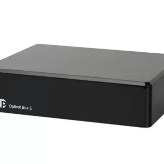 Préampli PROJECT OPTICAL BOX E Phono sortie digitale optique preamplificateur tourne-disque hifi MM impedance fixe black noir blanc